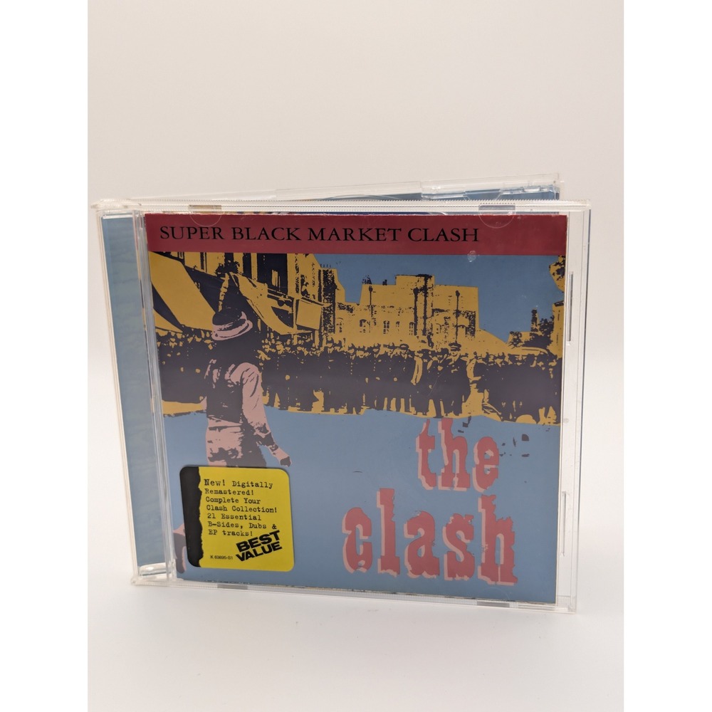 The Clash Super Black Market Clash CD Album Unisex OS Blue Excellent Punk Rock